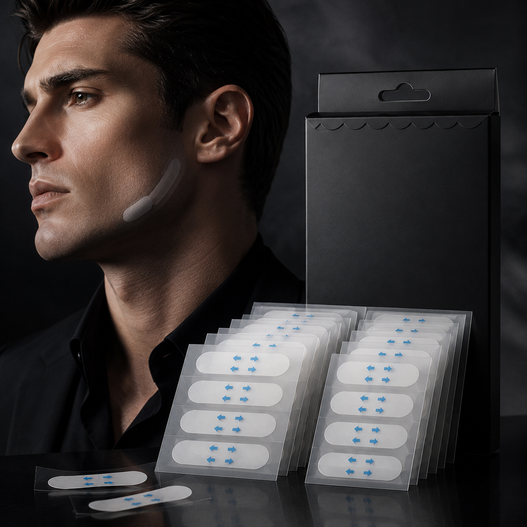 V-Line Face Lift Tape — Invisible Jawline & Chin Sculpting Stickers (4/80 Pcs)