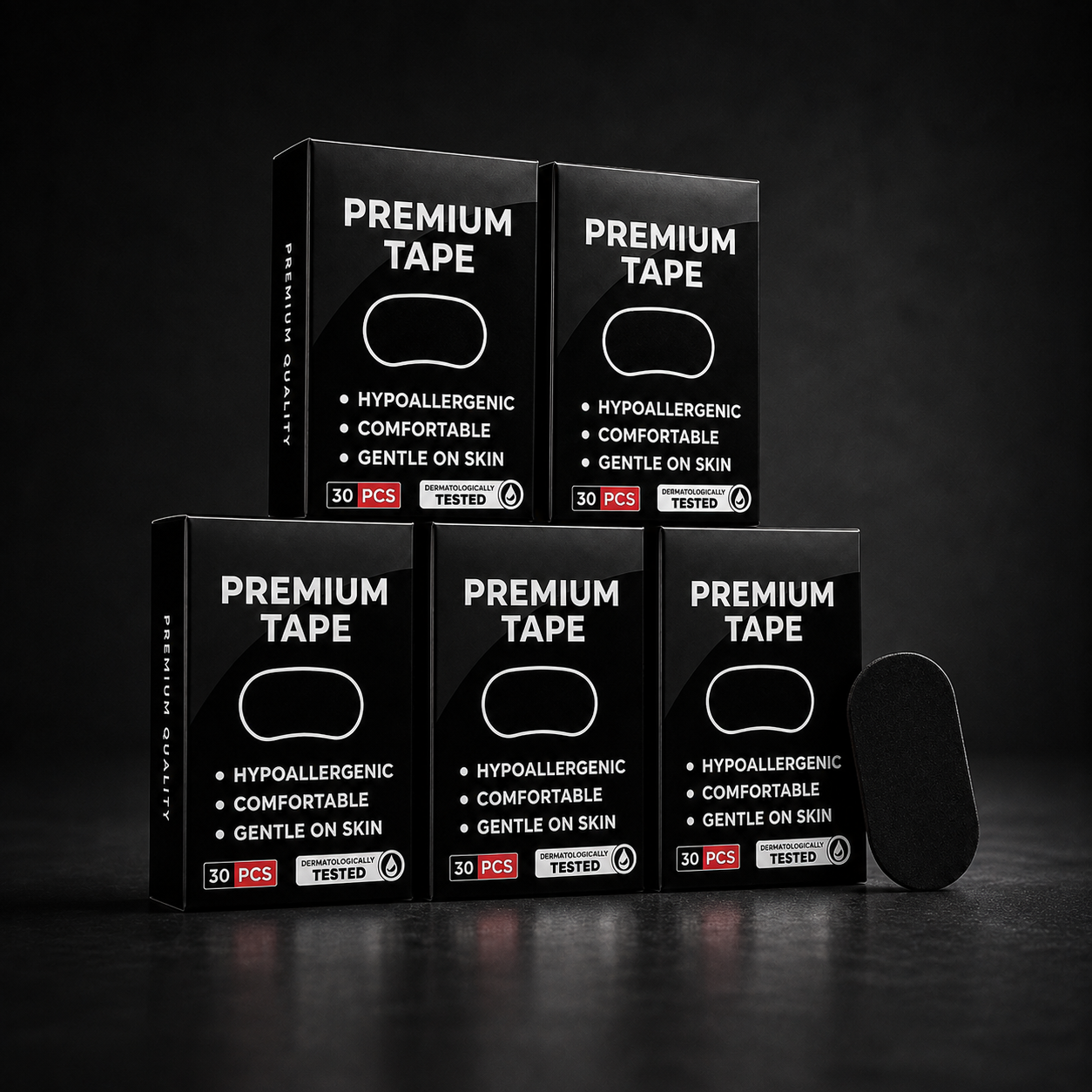 No Recessed Chin Mouth Tape- 30pc
