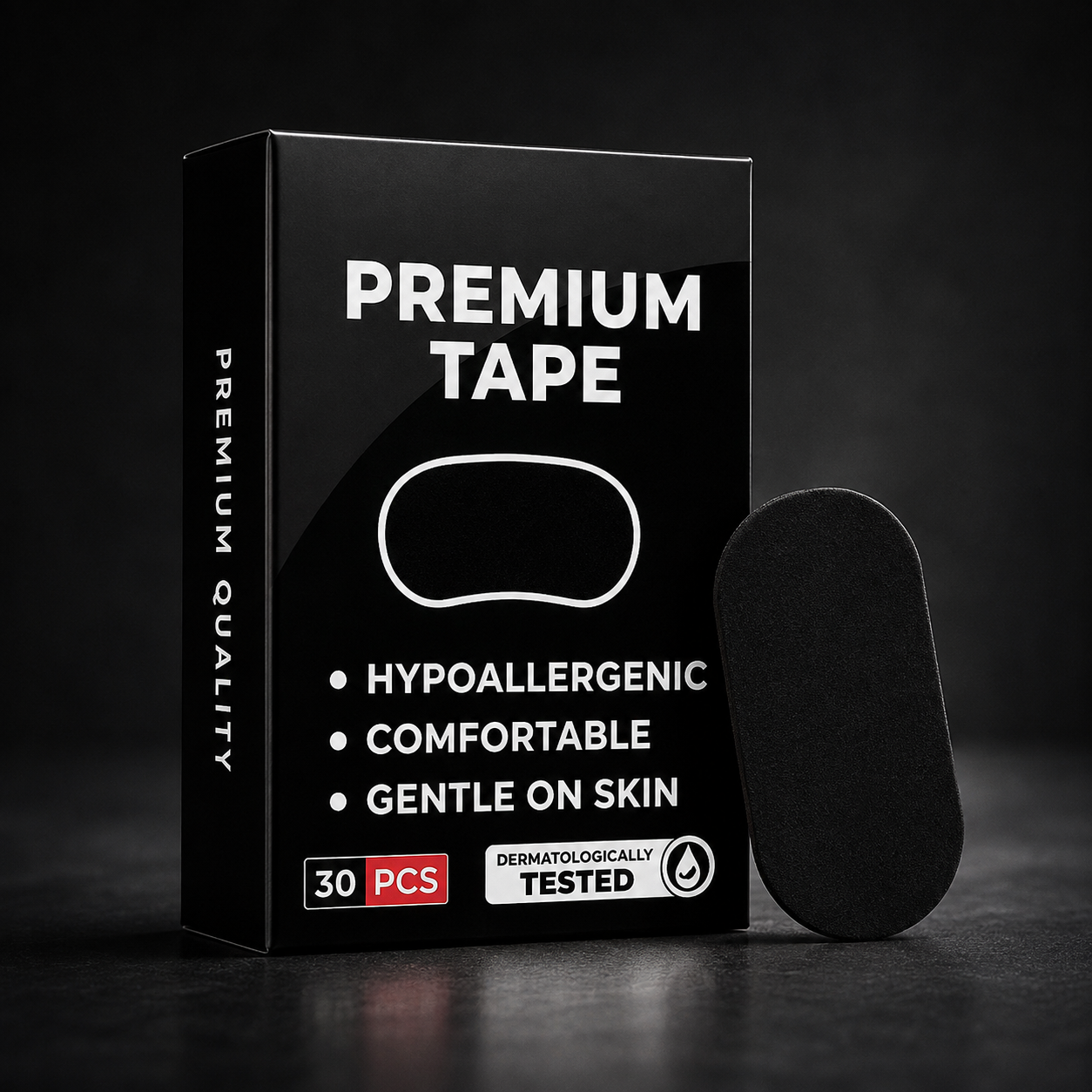 No Recessed Chin Mouth Tape- 30pc
