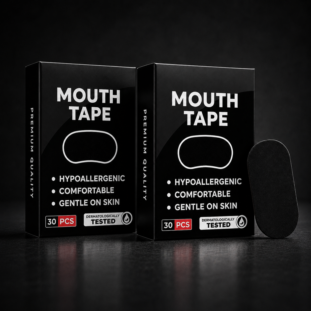No Recessed Chin Mouth Tape- 30pc