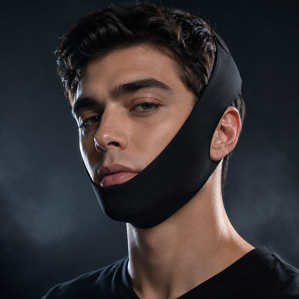 V-Line Jaw Sculpting Kit — Chin Strap, Gua Sha & Facial Roller