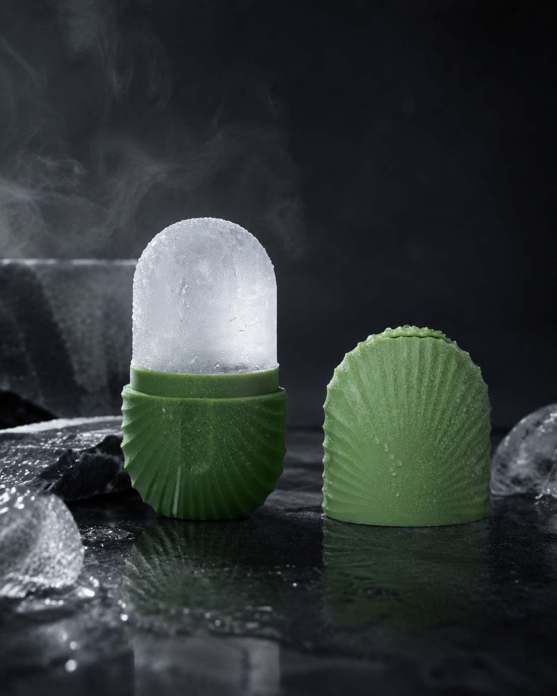 Silicone Facial Ice Roller – Reusable Cooling Face Sculpting & Depuffing Skincare Tool