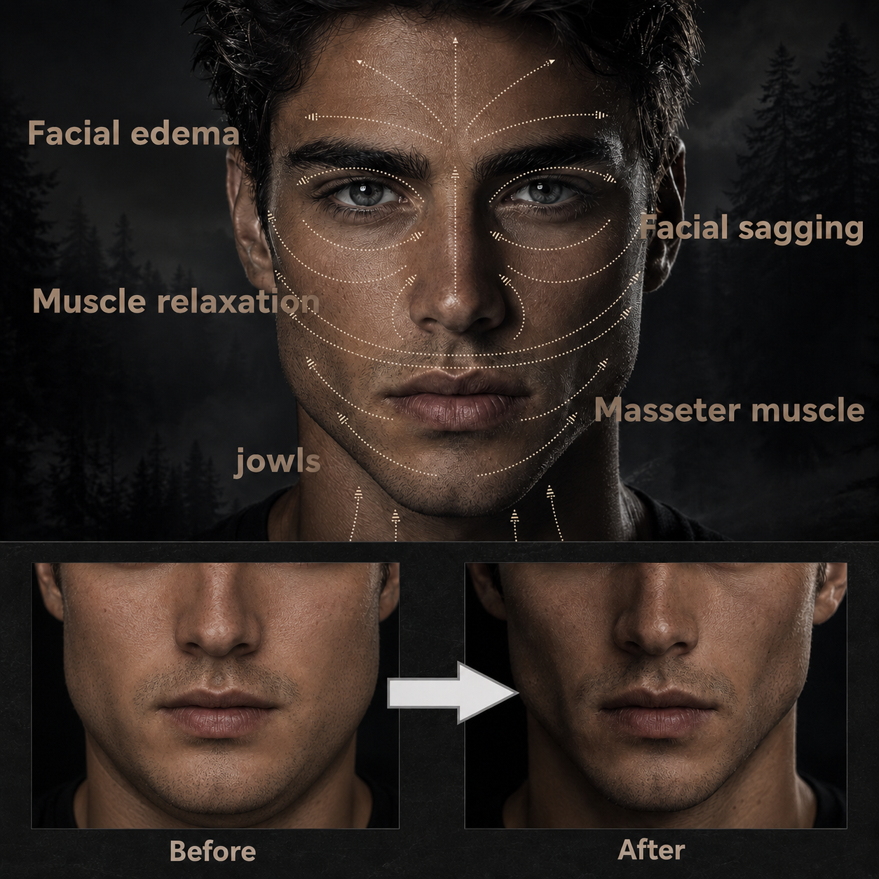 V-Line Face Lift Tape — Invisible Jawline & Chin Sculpting Stickers (4/80 Pcs)
